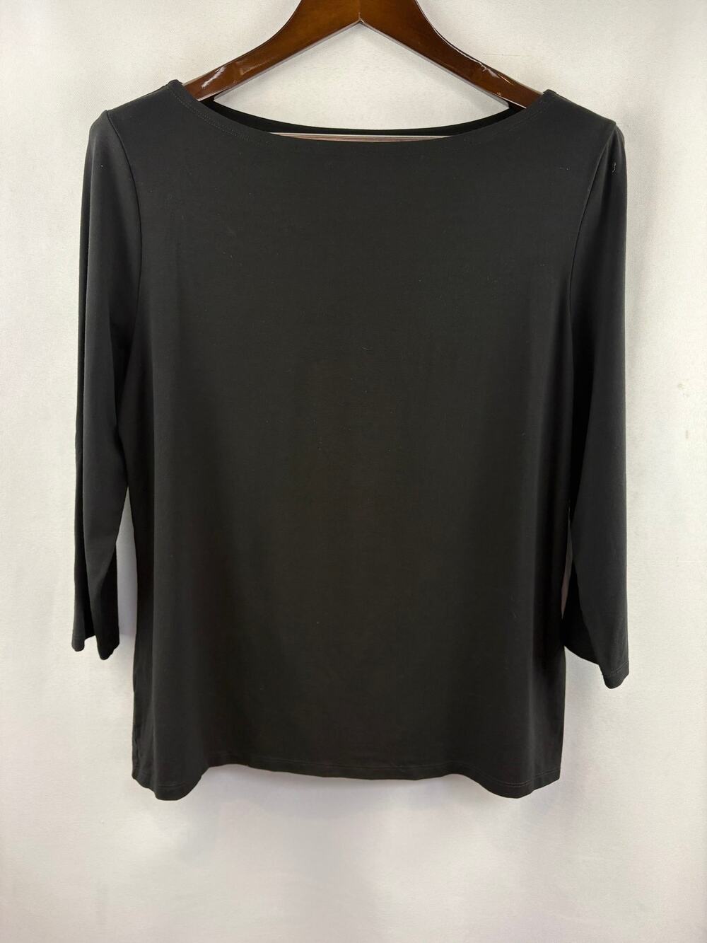 Women’s Ann Taylor Factory Large Black 3/4 Sleeve Blouse